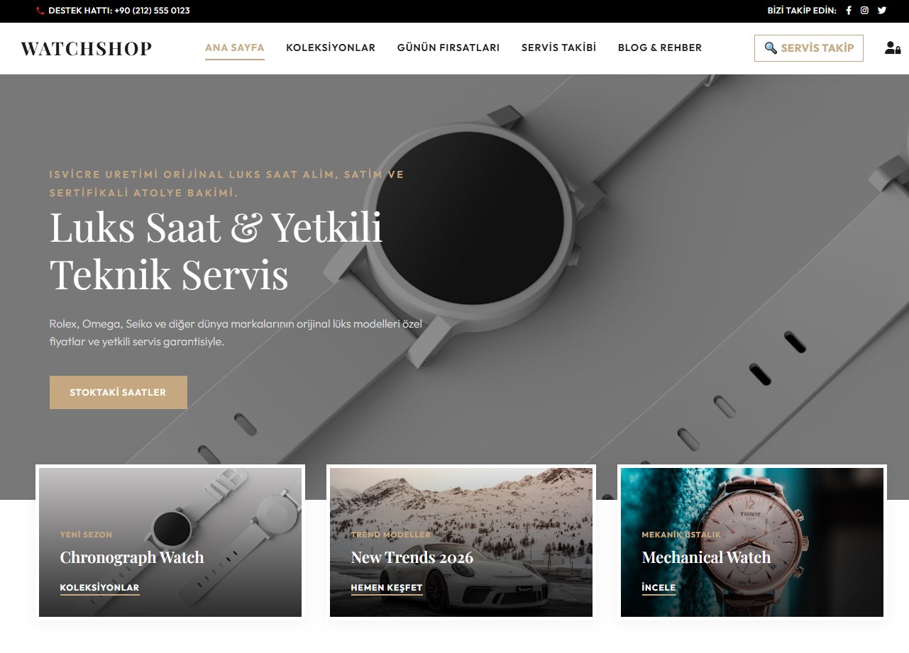 Web Sitesi & CRM Projesi
